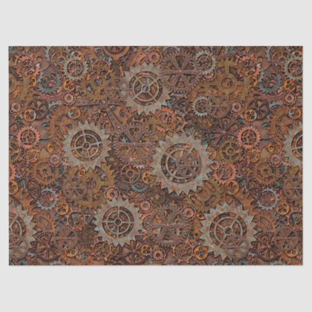 De Seda Papel para Tecidos das engrenagens (Frente )