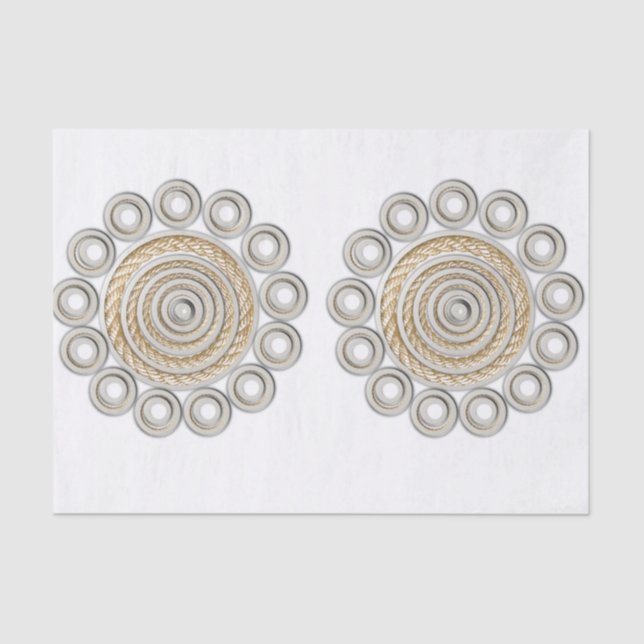 De Seda Papel para tecidos decorativos Corpo (Frente )