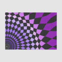 Papel Tecido 'Alice Floor' Roxo