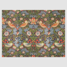 De Seda Papel Tecido - Art Nouveau Strawberry Picker