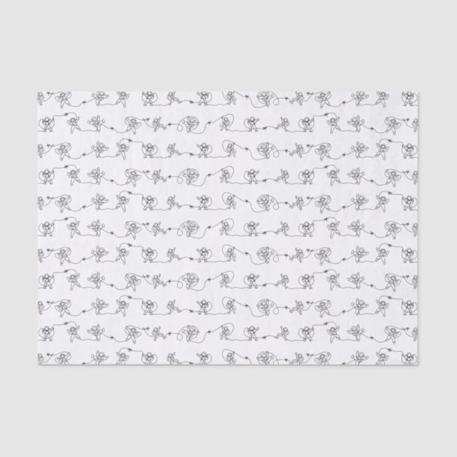 De Seda Papel Tecido Astronauta (Frente )