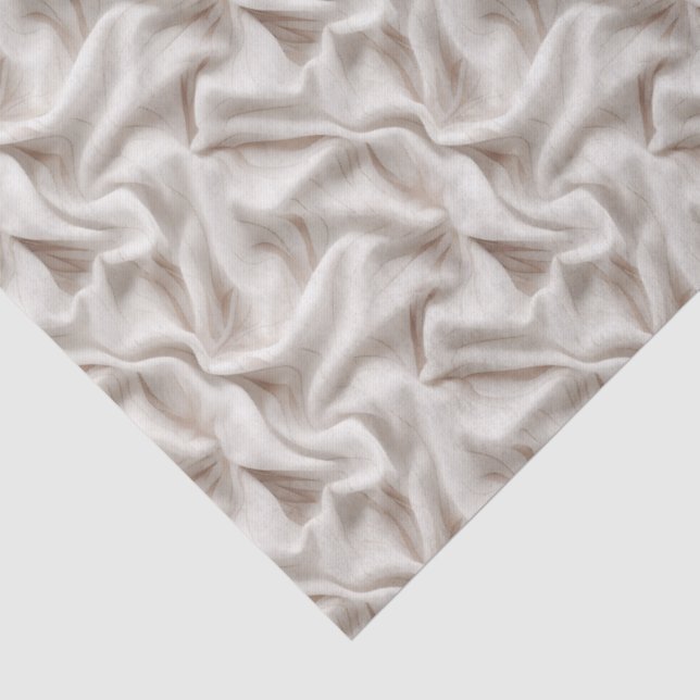 De Seda Papel Tecido Bege, Creme e Marfim Abstrato Neutro (Detalhes)