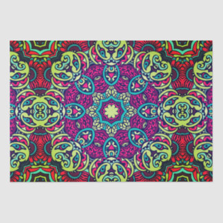 De Seda Papel Tecido Boho design Mandala