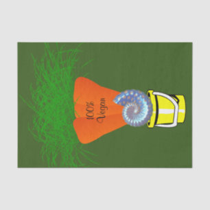 De Seda Papel Tecido Carrots 100% Vegan