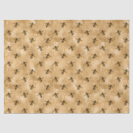 De Seda Papel Tecido Design Série Abelha Mel 13