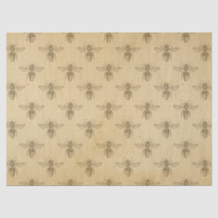 De Seda Papel Tecido Design Série Abelha Mel Vintage 9