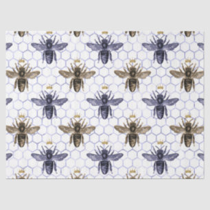 De Seda Papel Tecido Design Série Serenity Bee 21