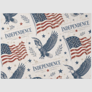 De Seda Papel Tecido Dia da Independência 250º Aniversário