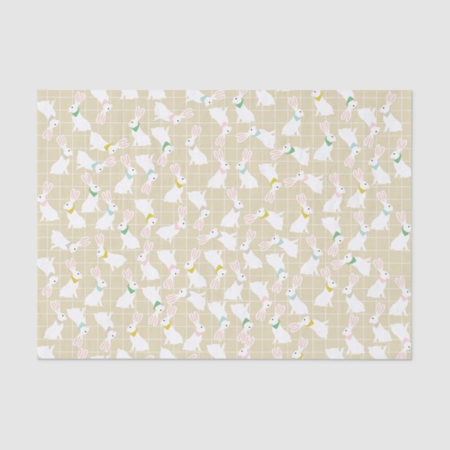 De Seda Papel Tecido do Coelho Cócio (Frente )