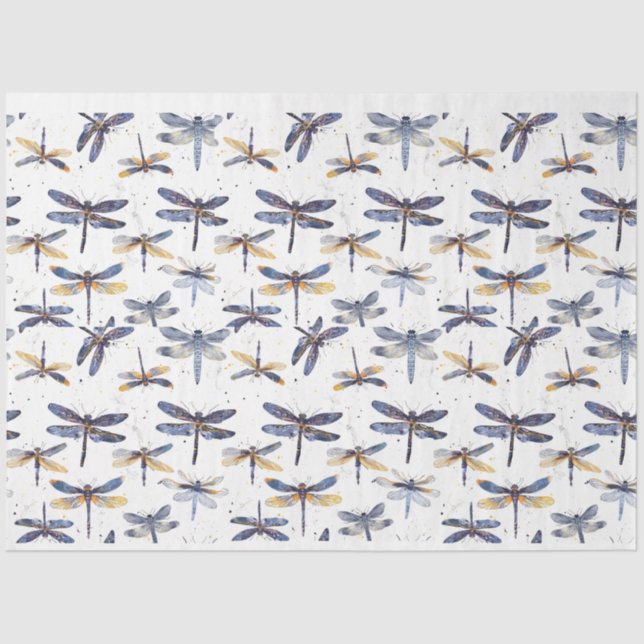 De Seda Papel Tecido Dragonfly (Frente )