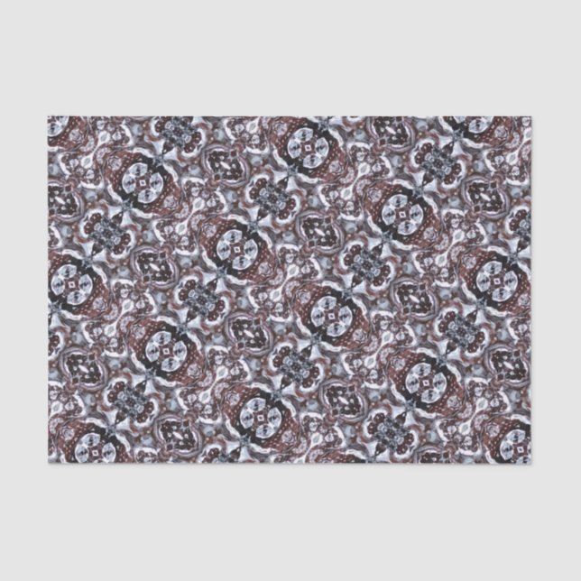 De Seda Papel Tecido Dropple 001 (Frente )