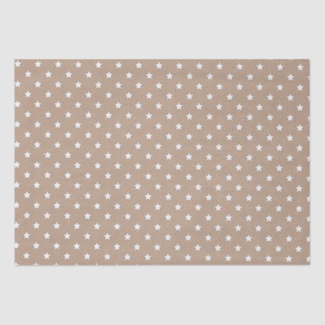 De Seda Papel Tecido Estrelas (Frente )