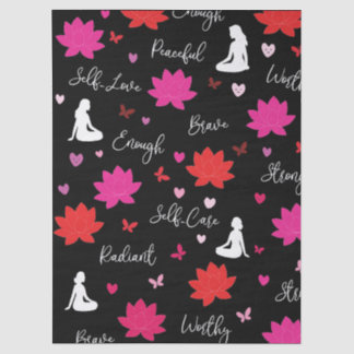 De Seda Papel Tecido Floral Amor-Próprio Papel Tecido