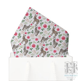 De Seda Papel Tecido Floral Rosa Burro Rústico
