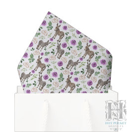 De Seda Papel Tecido Floral Roxo Burro Rústico