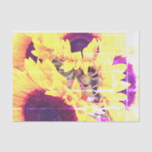 Papel Tecido Girassol