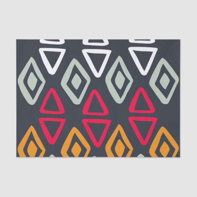 De Seda Papel Tecido Impressão (Frente )