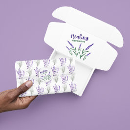 De Seda Papel Tecido Lavanda