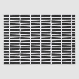 De Seda Papel Tecido / Linhas Pretas Abstrato