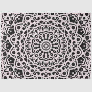 De Seda Papel Tecido Mandala G385