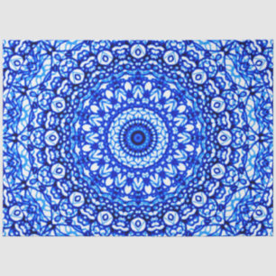 De Seda Papel Tecido Mandala Mehndi Estilo G403