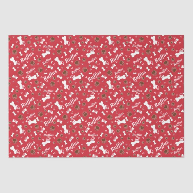 De Seda Papel Tecido Ósseo Canino (Frente )
