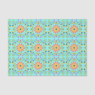 De Seda Papel Tecido Otomi Floral, 10 lb. Papel