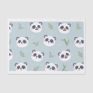 De Seda Papel Tecido Panda