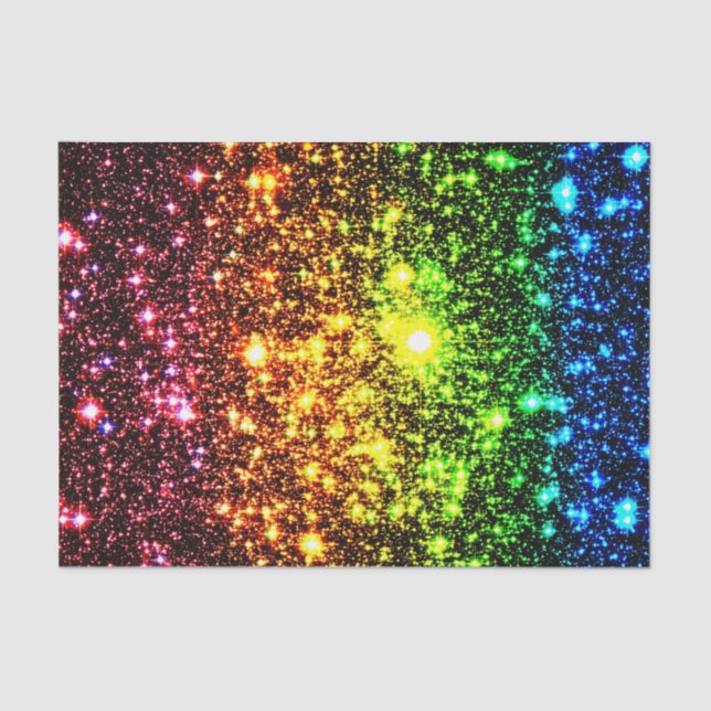 De Seda Papel Tecido Rainbow Galaxy (Frente )