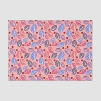 De Seda Papel Tecido Rosa Folhas da Primavera
