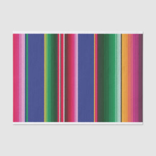De Seda Papel Tecido Serape Fiesta