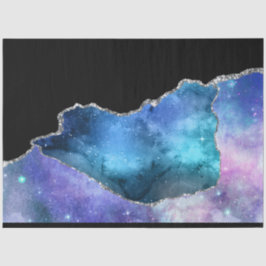 De Seda Papel Tecido Série Galaxy Agate Design 17