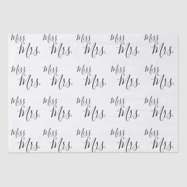 De Seda Papel Tecido - Solteira para Casada (Frente )