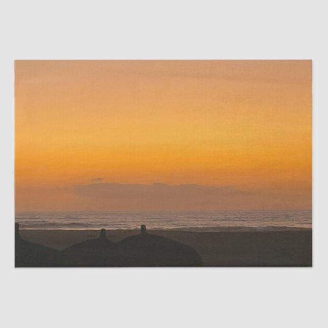 De Seda Papel Tecido Sunset (Frente )