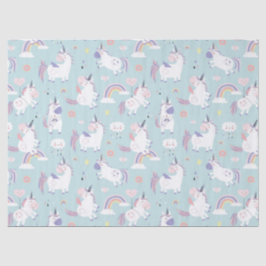 De Seda Papel Tecido Unicórnio