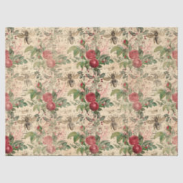 De Seda Papel Tecido Vintage Honey Bee Series Design 2