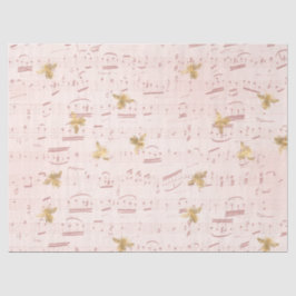 De Seda Papel Tecido Vintage Honey Bee Series Design 3