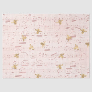 De Seda Papel Tecido Vintage Honey Bee Series Design 3