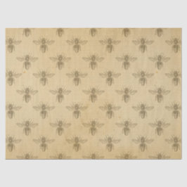 De Seda Papel Tecido Vintage Honey Bee Series Design 9
