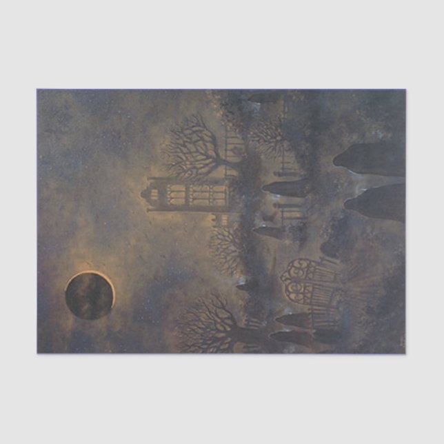 De Seda Papel Tecido Zombie (Frente )