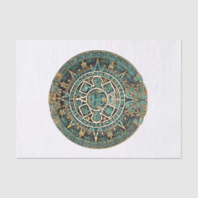De Seda Papel Tecidual Aztec (Frente )
