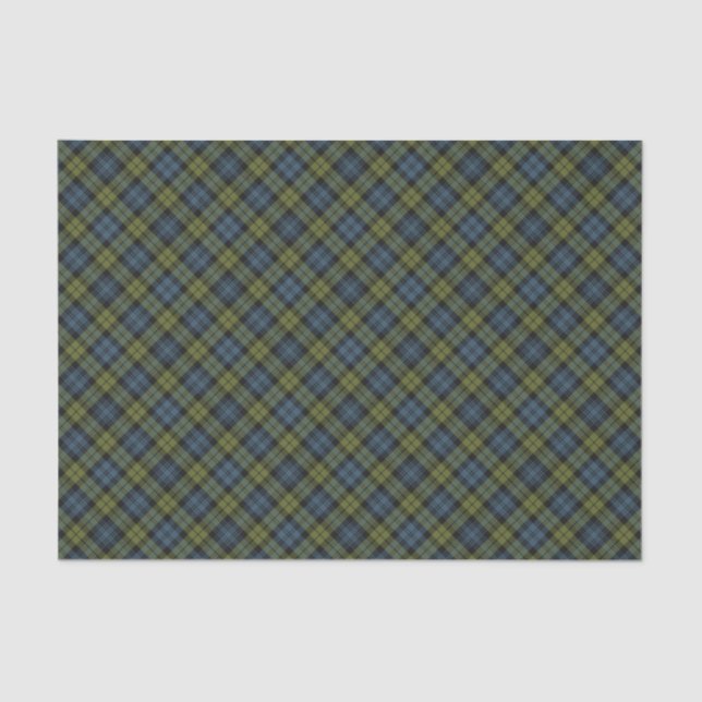 De Seda Papel Tecidual Campbell Tartan (Frente )