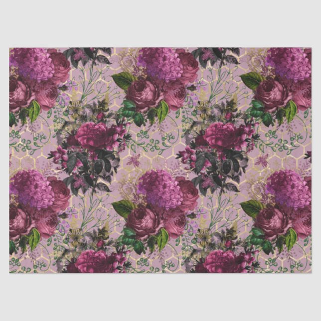 De Seda Papel Tecidual Design 14 da Série Bee Lovely (Frente )