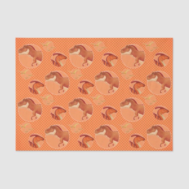 De Seda Papel Tecidual Dino (Frente )