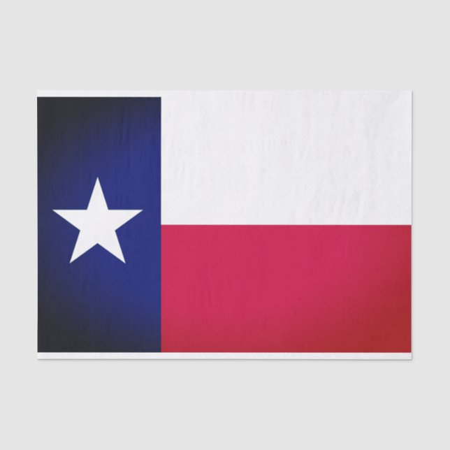 De Seda Papel Tecidual do Sinalizador Texas (Frente )