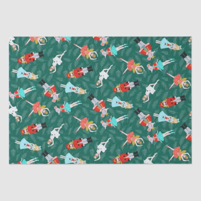 De Seda Papel Tecidual do Suite Nutcracker (Frente )