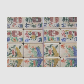 De Seda Papel Tecidual Mahjong