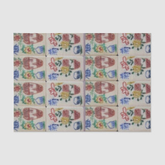 De Seda Papel Tecidual Mahjong