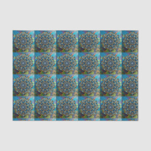 De Seda Papel Tecidual Mandala