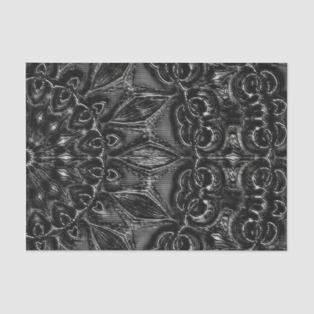 De Seda Papel Tecidual Mandala (Frente )